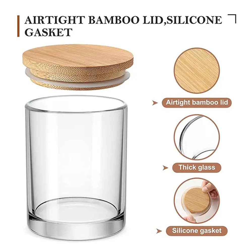 Airtight bamboo lid with silicone gasket