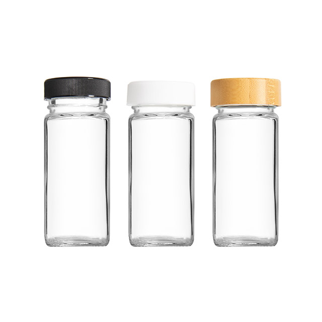glass herb jars