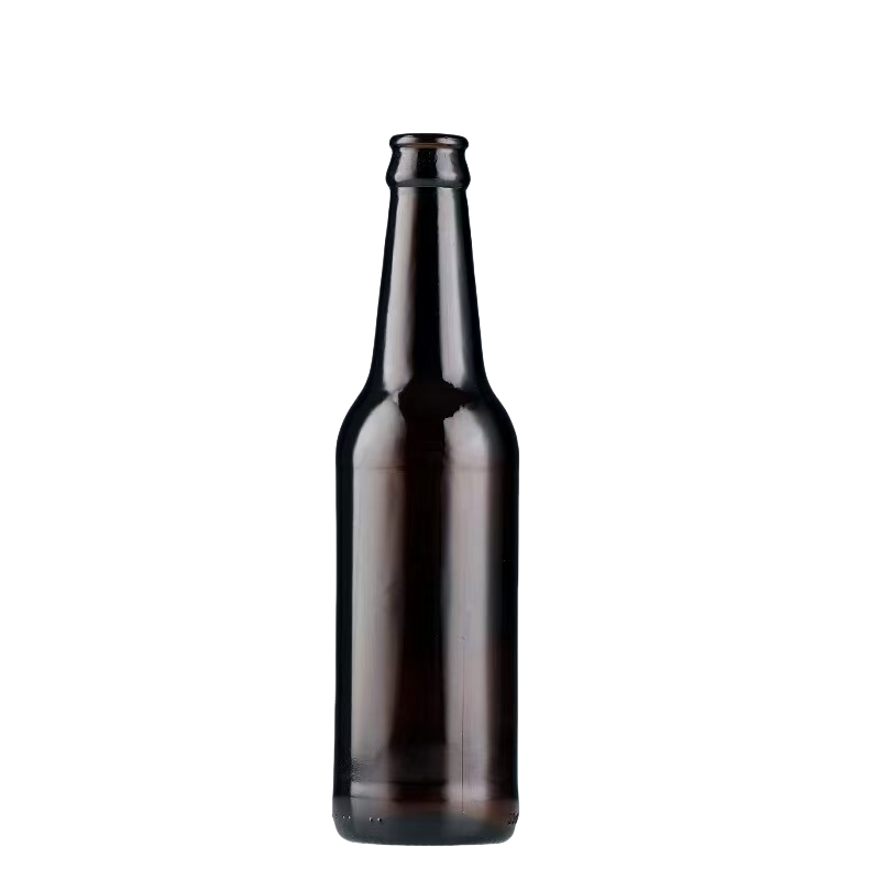 amber beer bottles