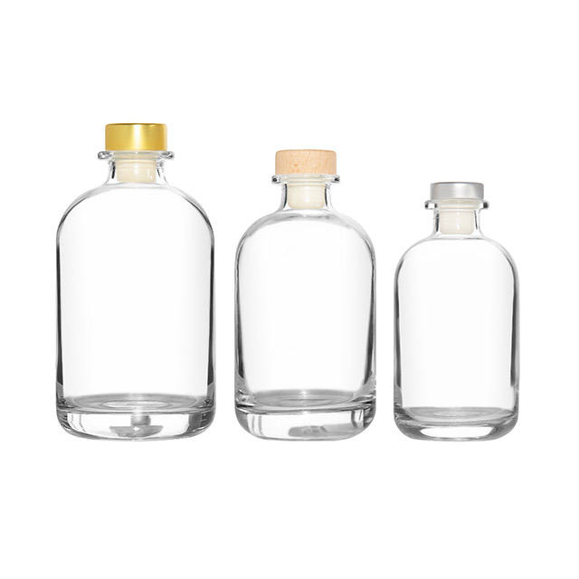 glass alcohol bottles